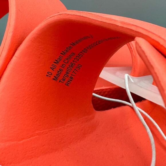 NEW Shade & Shore Women’s Neida EVA Two band Sandals Coral Red Size 10 - Picture 5 of 10